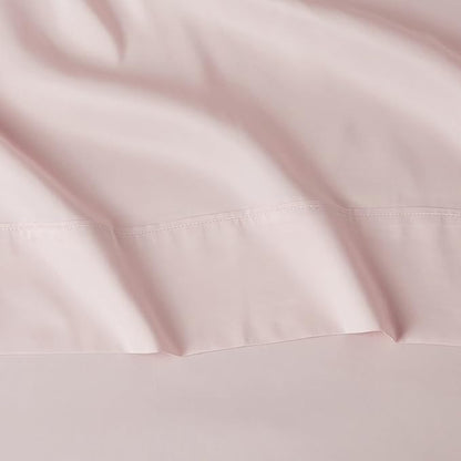 Amazon Basics Lightweight Super Soft Easy Care Breathable, Wrinkle Resistant, Machine Washable Microfiber 4-Piece Bed Sheet Set with 14-Inch Deep Pockets, King, Blush Pink, All-Season