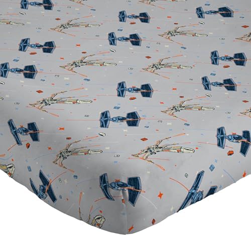 Jay Franco Kids Sheet Set with Fitted, Flat Sheets & Pillow Cover - Ultra-Soft Bedding with Pillowcase for Room Decor, Gray - LEGO®, 3 Piece Twin