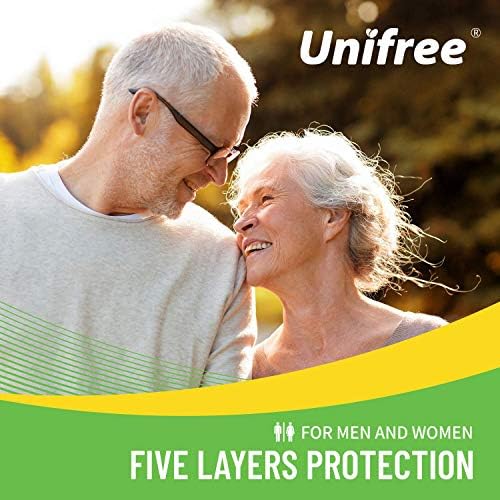 Unifree Disposable Underpad, Bed Pads, Incontinence Pad, Super Absorbent, 100 Count, Blue (M 24x24 Inch)