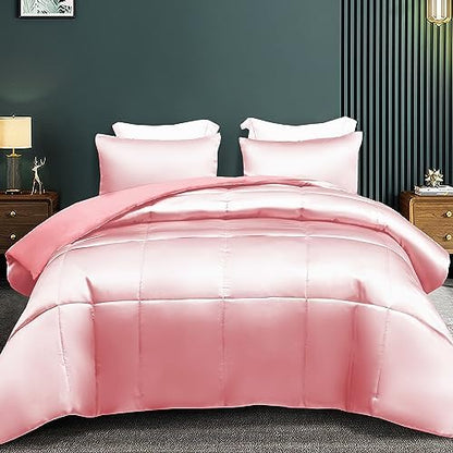 Whale Flotilla 3-Piece Reversible Silky Soft Breathable Queen Comforter Set