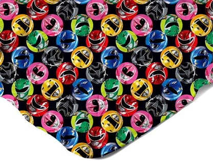 Northwest Power Rangers Rangers Go Full/Queen Quilted Blanket, Comfy Throw, Adults Boys Girls, Soft Lightweight Bedding for Bed, or Couch, 90 x 90 inches