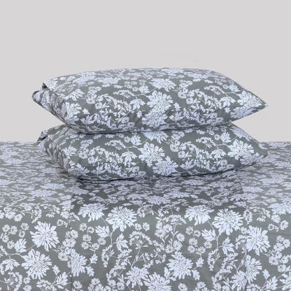 Feather & Stitch 100% Cotton Sateen 500 TC Full Size Bed Sheet Set