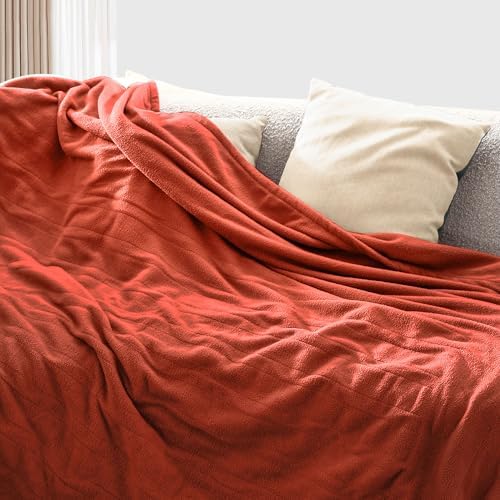 Electric Heated Blanket Full Size 72x84, Orange