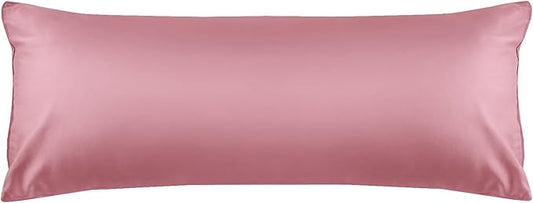 Warmstar Cotton Body Pillow Cover 1 Pack, 600 Thread Count Body Pillow case 20"x54", Long Body Pillow Case Cover Soft Breathable with Envelope Closure,Lotus Pink