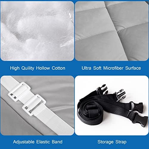 Cot Mattress Pad 30" X 75" Quilted Cot Pads for Camping