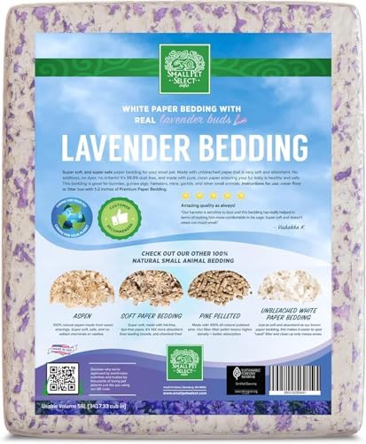 Small Pet Select Lavender Paper Bedding, Odor Control, 56 L