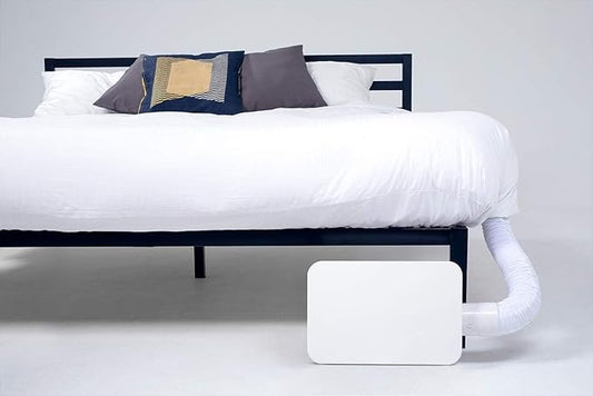 BedJet 3 Climate Comfort for Beds, Cooling Fan + Heating Air Bundle with Cloud Sheet (Queen/Full Size Sheet)