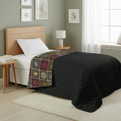 Northwest Warner Bros Game of Thrones Symbolic Sigils Quilted Throw Blanket, Fantasy House Emblems, Adults Boys Girls, Soft Lightweight Bedding for Bed, or Couch, 60 x 80 inches