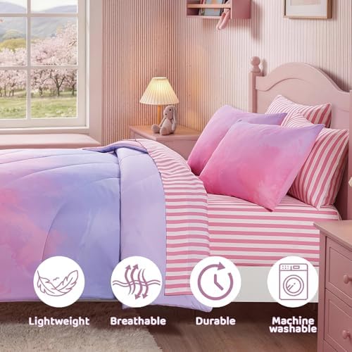 Full Size Comforter Sets for Girls-7 Pieces Soft Full Size Bedding Sets