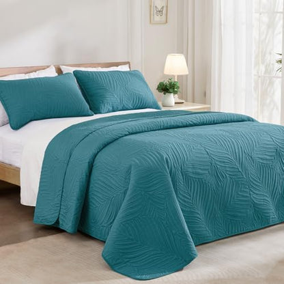 Exclusivo Mezcla Lightweight King Quilt Bedding Set, Soft Microfiber