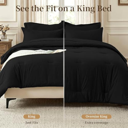California King Comforter Set with Lightweight Comforter, Blue