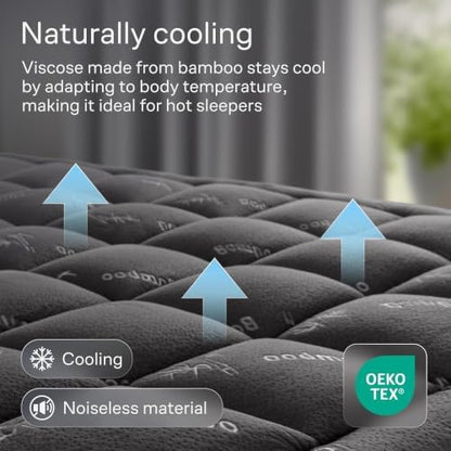 Niagara Sleep Solution Full XL Ultra Soft Mattress Topper—Back Pain Relief
