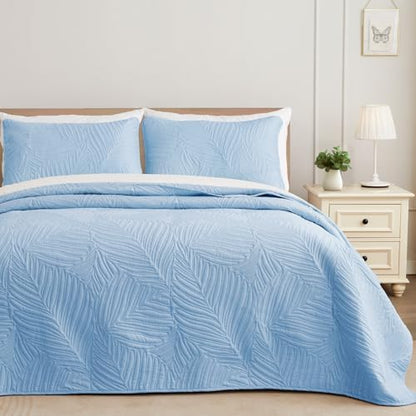 Exclusivo Mezcla Lightweight Twin Size Quilt Bedding Set, Soft Microfiber