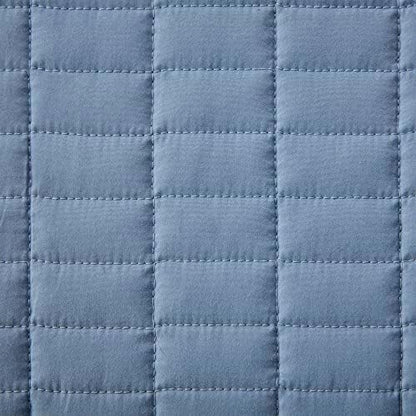 Comfort Spaces Daybed Cover- Luxe Double Sided -Quilting, All Season Cozy Bedding with Bedskirt, Matching Shams, 75'x39' Blue 5 Piece