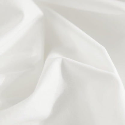 NEXHOME PRO Queen Duvet Cover Set – 100% Certified Organic Cotton with Washed Feel & Linen-Like Texture, Comfortable & Breathable, Home Bedding Set Bright White (No Comforter) 9090
