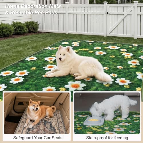 Washable Guinea Pig Pee Pads,Reusable Guinea Pig Cage Liner 2 Pack