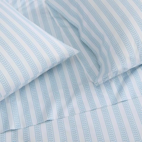 Martha Stewart - King Size Sheet Set with Fitted Sheet & Pillowcases