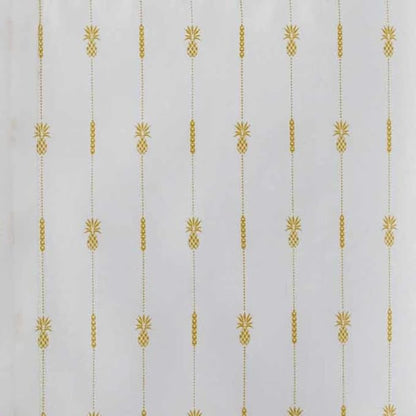 Tommy Bahama - King Sheets, Cotton Percale Bedding Set, Crisp & Cool, Stylish Bedding Set (Pineapple Pinstripe Yellow, King)
