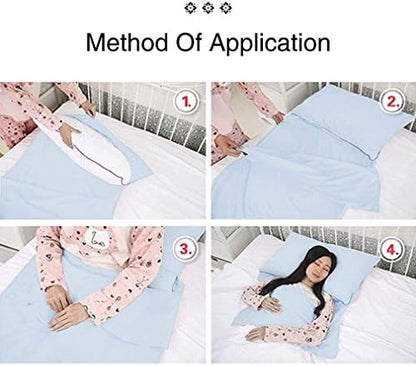 Sleeping Bag Liner All-Season Travel Sleep Sack for Adults