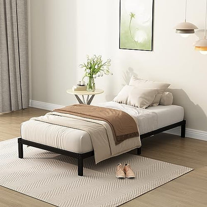 DiaOutro 9 Inch Twin XL Bed Frames Low Profile Heavy Duty Metal Platform