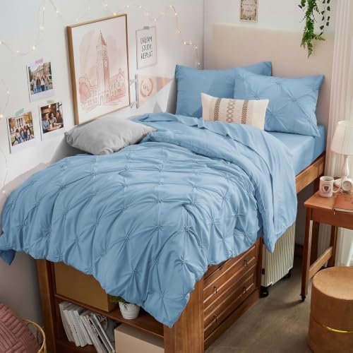 BEDELITE Twin XL Comforter Set Cornflower Blue,Lightweight & Soft Comforter