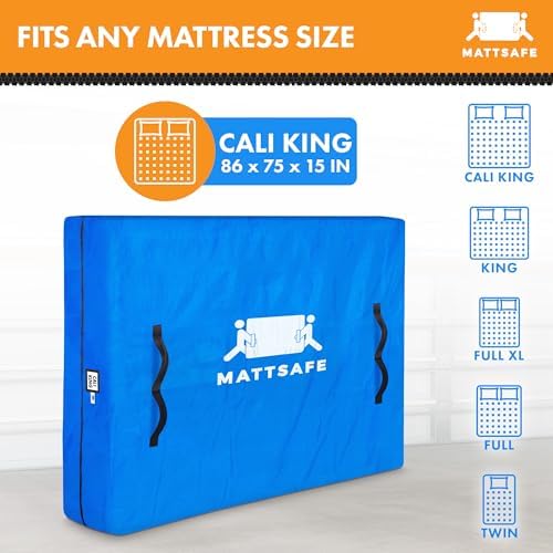Nordic Elk California Cali King Mattress Bags for Moving Storage, Bed Cover