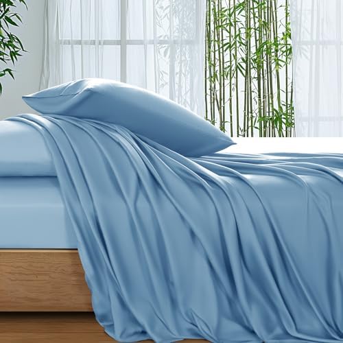 SONORO KATE 100% Viscose Derived from Bamboo_Sheets Full Size,4PC