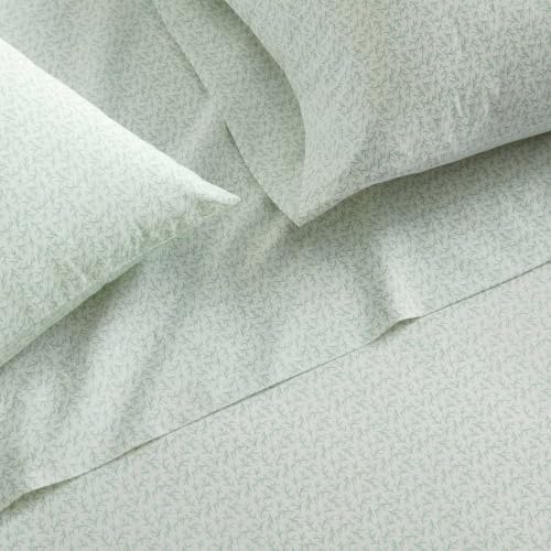 Martha Stewart - Twin Size Sheet Set with Fitted Sheet & Pillowcase