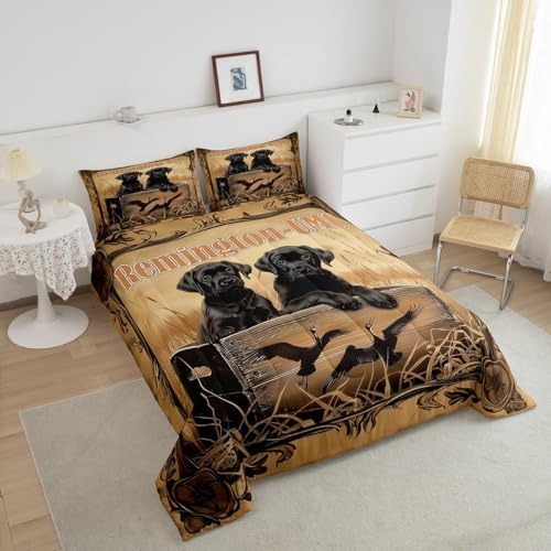 Feelyou Duck Hunting Comforter Set Queen for Kids Boys Girls Bedding Set