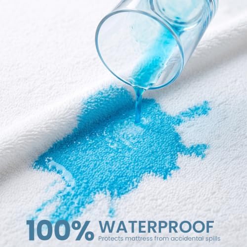 TASTELIFE Twin Waterproof Mattress Protector, Microfiber, 39x75 Inches