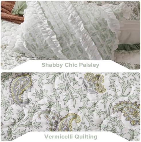 Madison Park Cotton Pintucked Quilt Set, 6PC King/Cal King Coverlet