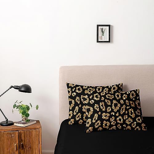 Full Size Cheetah Print Duvet Cover Set Leopard Print Comforter Covers Brown Lip Bed Set Animal Print Bedroom Decor for Kids Teens Boys and Girls