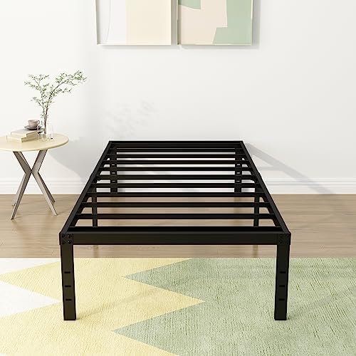 DiaOutro 18 Inch Narrow Twin Bed Frame 30" W x 75" L