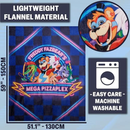 Get Trend Five Nights at Freddy's Fleece Throw Blanket for Boys, 51 x 59 in