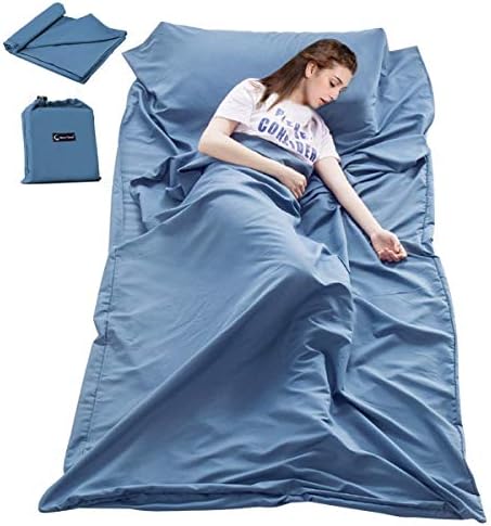 Lightweight Sleep Sack, Compact Sleeping Bag Liner Travel Sheets for Hotel