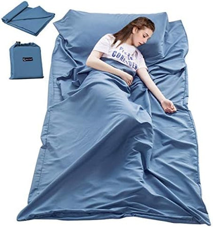 Lightweight Sleep Sack, Compact Sleeping Bag Liner Travel Sheets for Hotel