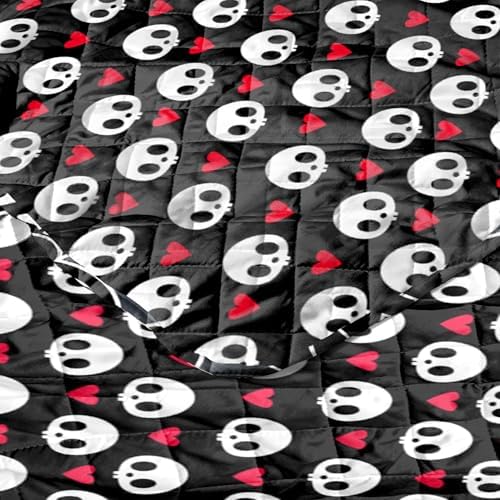 Northwest Skelanimals Party Quilted Throw Blanket 60x80 inches