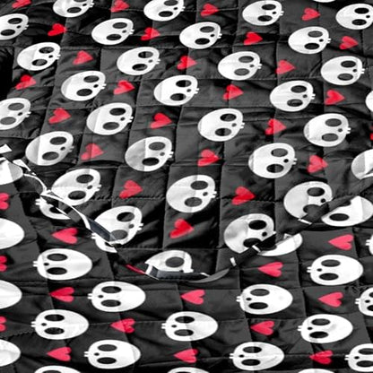Northwest Skelanimals Party Quilted Throw Blanket 60x80 inches