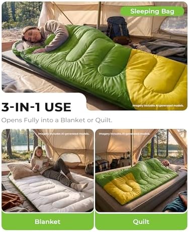 Sleeping Bags for Adults,Compact Lightweight Backpacking Sleeping Bag with Compression Sack for Youth, Camping Essentials Gearfor Hiking Travel Climbing Outdoor&Indoor Use