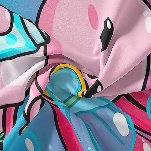 QOOMO Axolotl 7 Pieces Comforter Set Full,Salamander Bedding Set for Kids