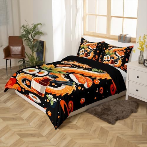Feelyou Kids Dragon Duvet Cover Twin Size Boys Girls