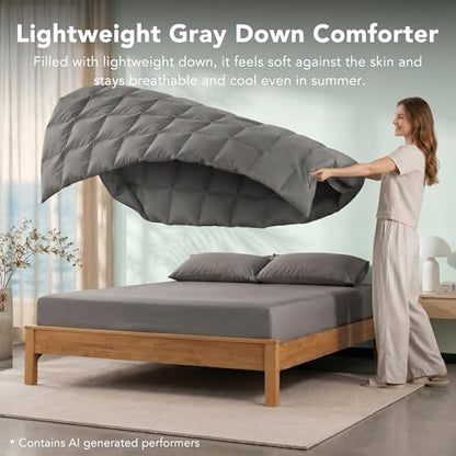 Hotel Collection Oversized King Size Duvet Insert,Down Fiber Comforter