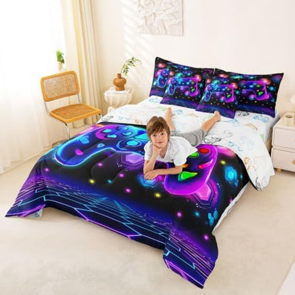 Erosebridal Gaming Gamer Full Bedding Set -