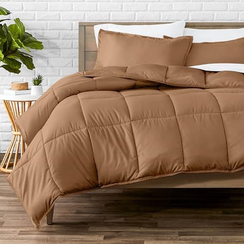 Bare Home Full Comforter Set - 1800 Ultra Soft (Full, Caramel)