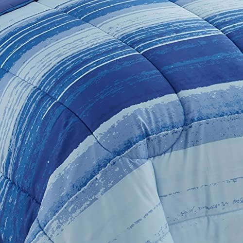 Sweet Home Collection 5 Piece Comforter Set Bag Solid Color All Season Soft Down Alternative Blanket & Luxurious Microfiber Bed Sheets, Siena, Twin