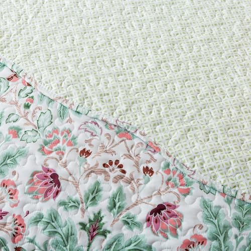 HoneiLife Quilt Set King Size - Microfiber Bedspreads 3-Piece,Reversible Coverlets Lightweight Bedcover King Quilt Bedding Sets