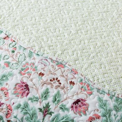 HoneiLife Quilt Set King Size - Microfiber Bedspreads 3-Piece,Reversible Coverlets Lightweight Bedcover King Quilt Bedding Sets