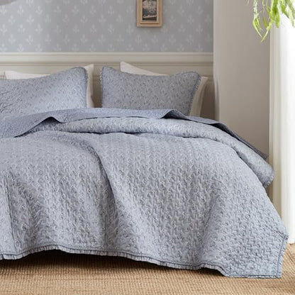 Madison Park Vintage Floral Quilt Set, 3PC Queen Reversible Bedding Set