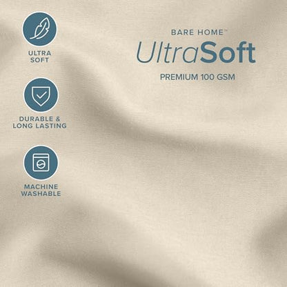 Bare Home Full Comforter Set - 1800 Ultra Soft (Full, Sand)