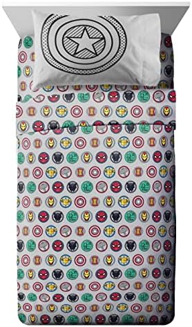Marvel Avengers Full Size Comforter Set 7 Piece Kids Bedding, Multi